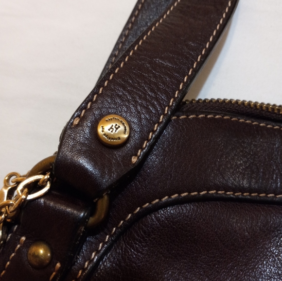 Hard to Find Hayden Harnett Ana Hobo Handbag in Chocolate Brown Leather - Picture 15 of 16